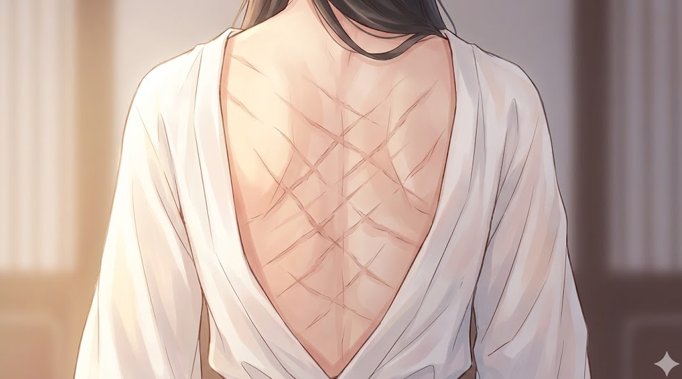 戒鞭の傷痕が証明する藍湛の愛