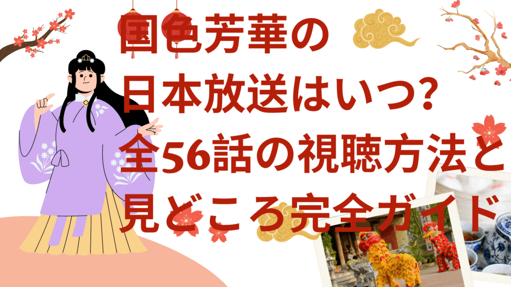 White and Red Illustrative Traveling to China Presentation