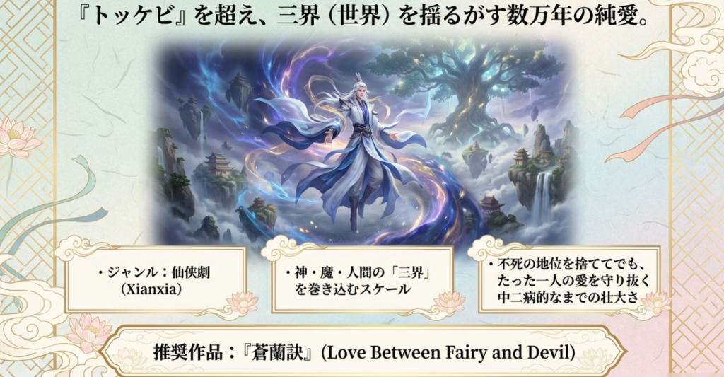 仙侠劇が描く宇宙規模の純愛スケール