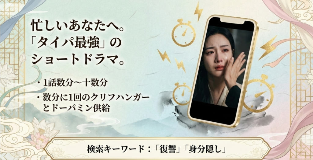 タイパ最強のショートドラマ入門作品