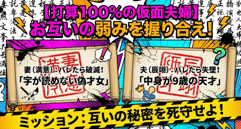 鉄板の「契約結婚」からスタート！ドタバタ仮面夫婦のすれ違い生活