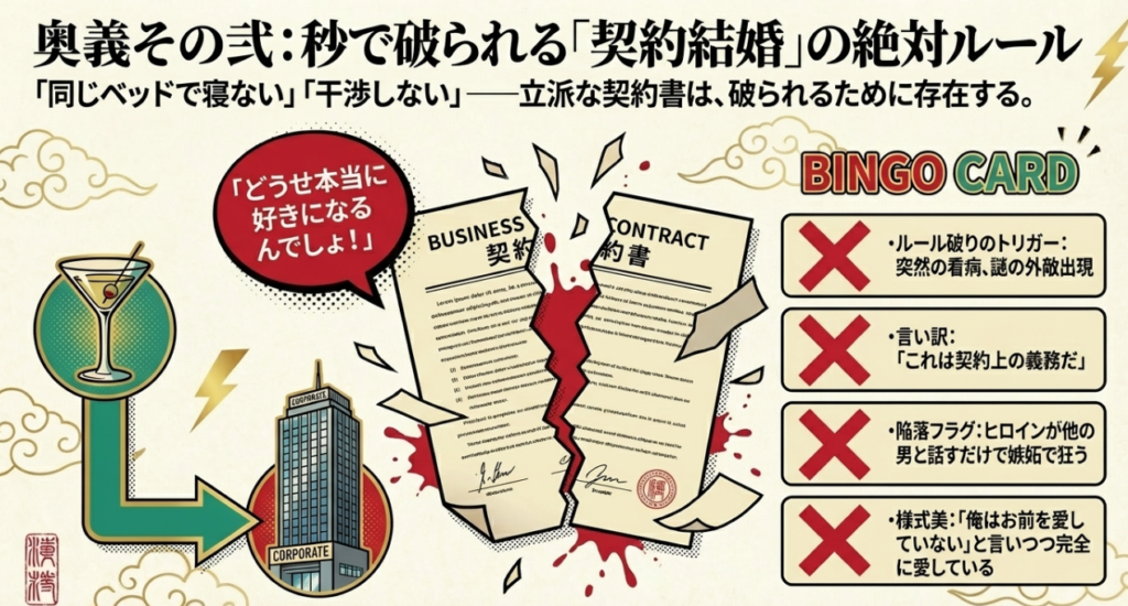 契約結婚からの真実の愛あるある