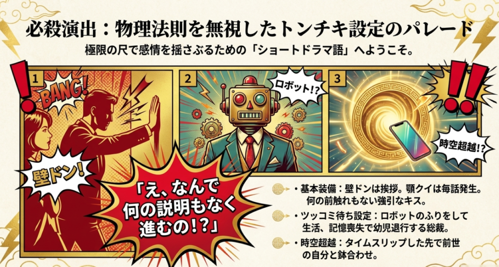 演出・セリフのあるある：スワンラと壁ドン