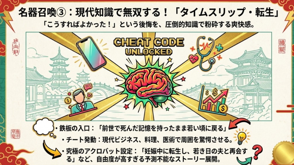 ③ 現代知識で無双する！「タイムスリップ・転生」の傑作選