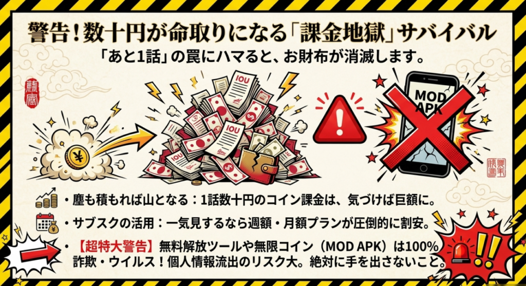 数十円の課金が命取り！？「課金地獄」を回避してコスパ良く見る裏技
