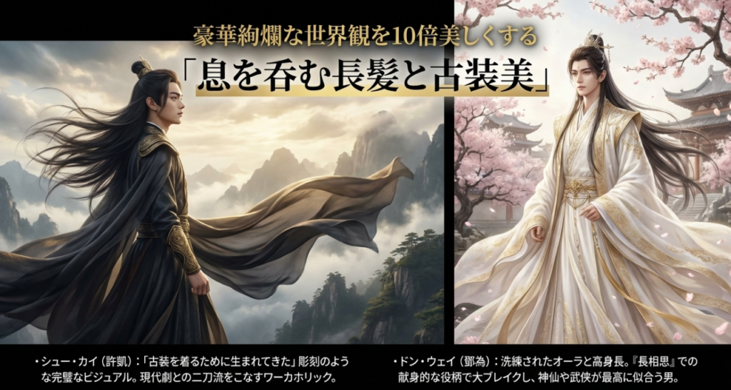 古装劇映えが半端ない！長髪系イケメンの魅力