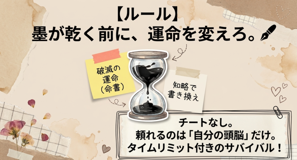 悪役令嬢が命書と戦うストーリー概要