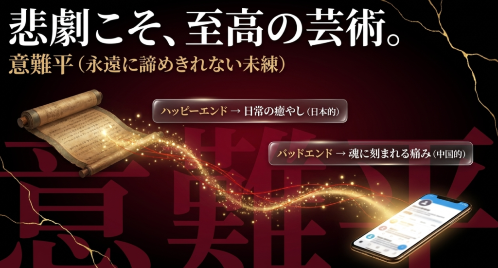 中国独自の「BE美学」と
意難平という感性