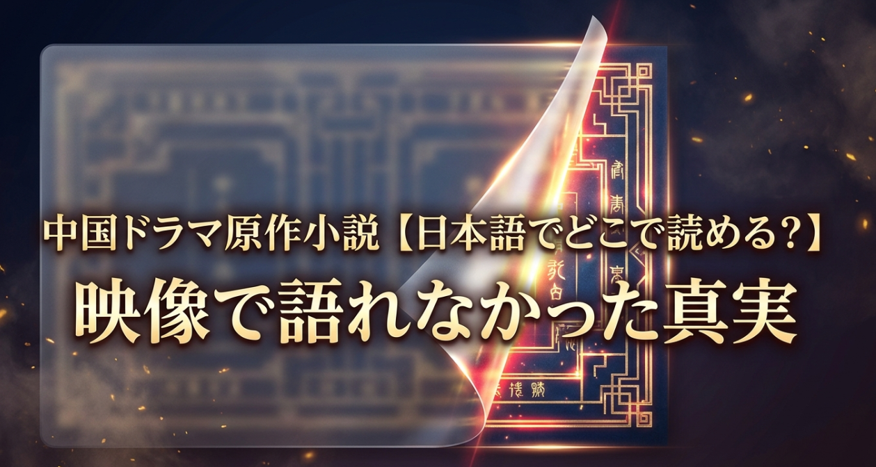中国ドラマ原作小説【日本語でどこで読める？】映像で語れなかった真実