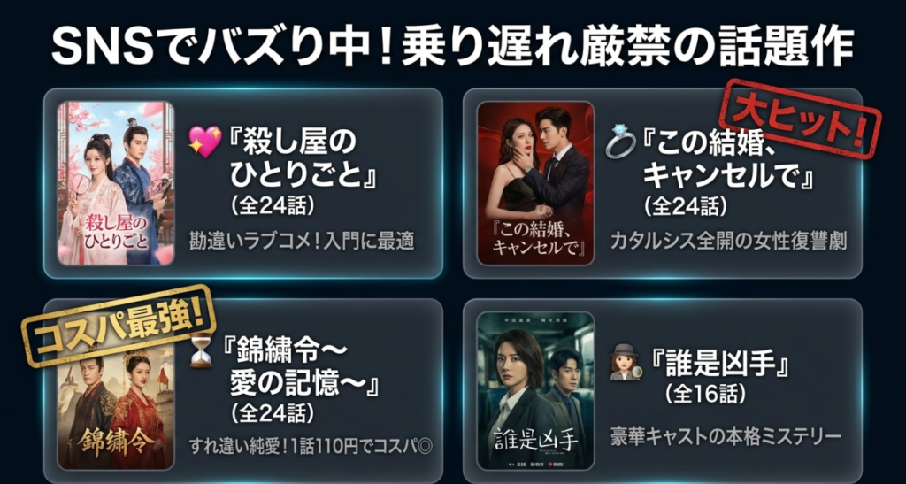【2026年3月】SNSで話題沸騰中！3月独占配信作品