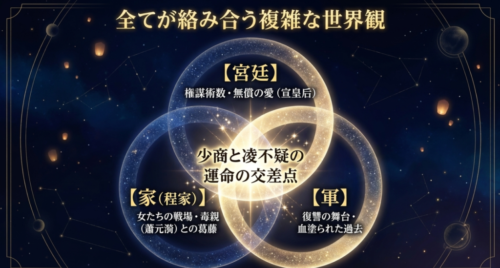 程家・宮廷・軍の関係性