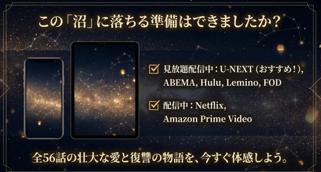 視聴方法：主な配信サービス一覧