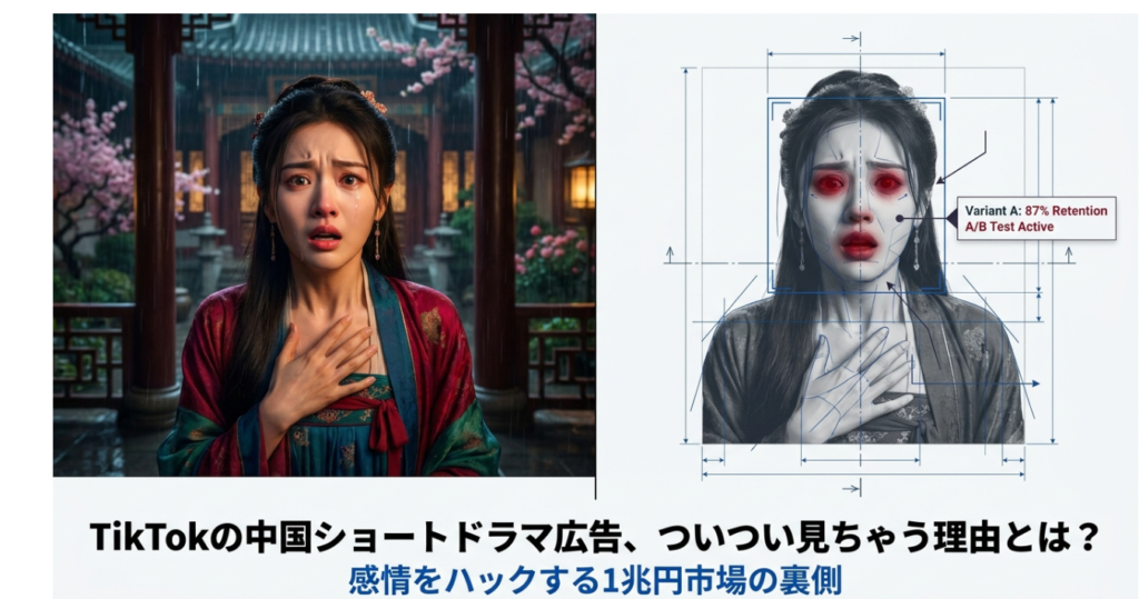 TikTokの中国ショートドラマ広告、
ついつい見ちゃう理由とは?