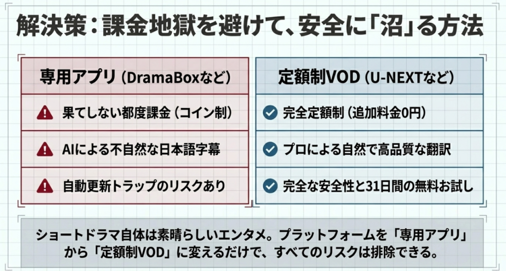 U-NEXTやTSUTAYA DISCASなら
広告なし・定額で沼れる!