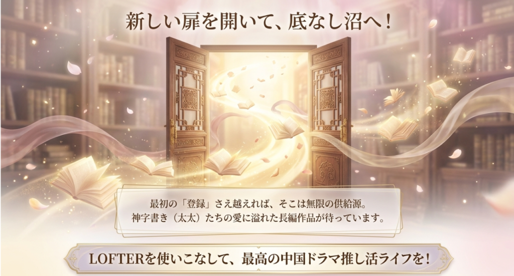 まとめ：LOFTERを使いこなして、
最高の中国ドラマ推し活ライフを！