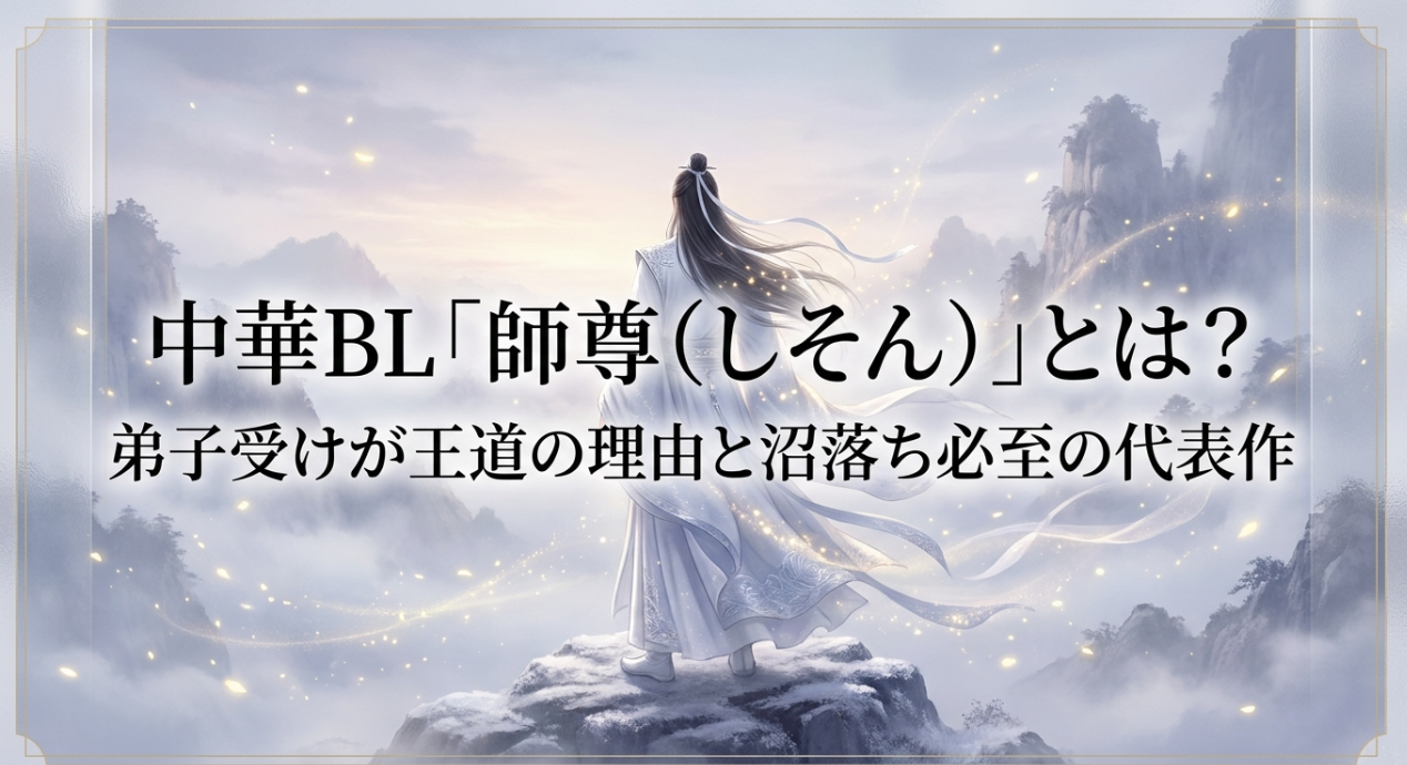 中華BL「師尊（しそん）」とは？ 弟子受けが王道の理由と沼落ち必至の代表作